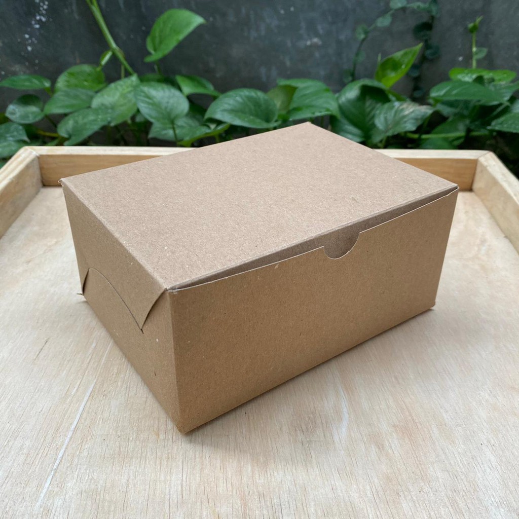 Jual Box Kraft Dus Coklat Kotak Packing Kue Roti Snack 16x12x75 Cm Shopee Indonesia 6153
