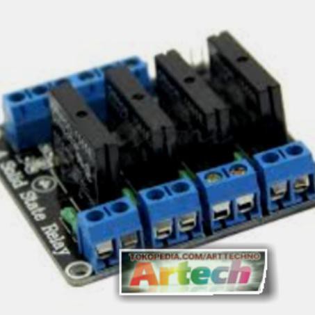 Jual Ssr Relay Module 4 Channel 5V Dc Solid State Arduino Artec01 ...