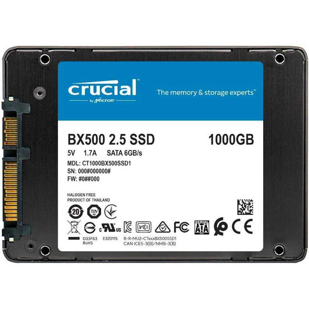 Crucial 500gb 2.5 Ssd Ssd 1tb Bx500 内蔵型SSD Crucial BX500 2TB