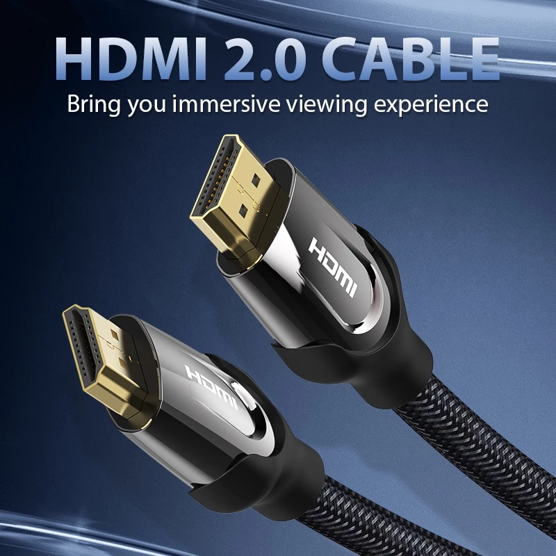 Vention [B05 10M] Kabel High Speed Nylon Braided HDMI v2.0b 4K Premium