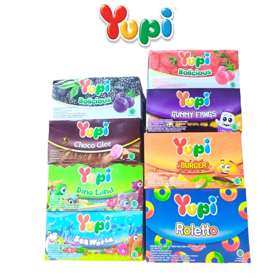 Jual Yupi Box 500 Permen Jelly Aneka Rasa Nisadkc | Shopee Indonesia