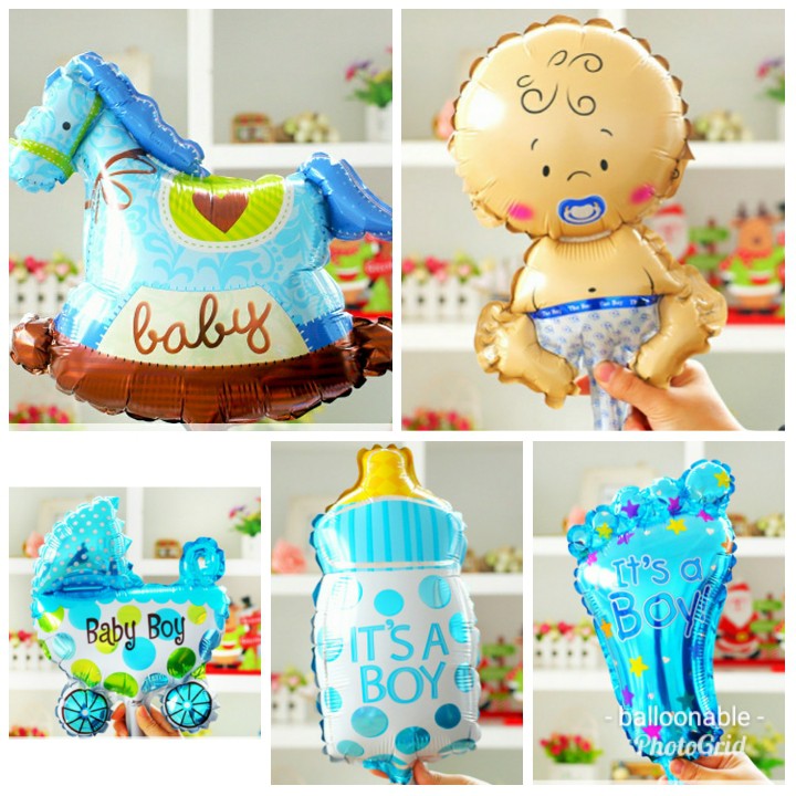 Jual Paket Balon Baby Shower Boy Mini ( PD28 ) | Shopee Indonesia