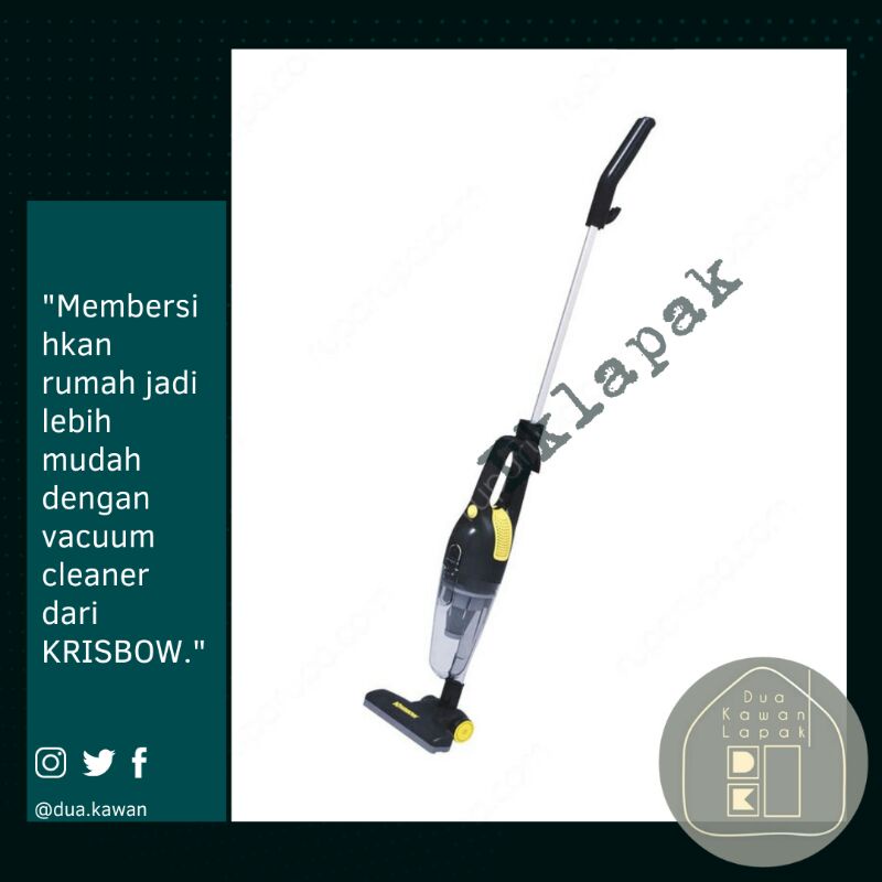 Jual Krisbow Penghisap Debu Kering 400 W Vacuum Cleaner Penyedot Debu Shopee Indonesia 8488