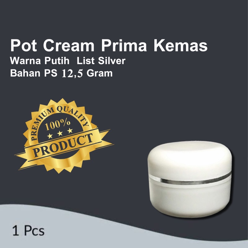 Jual Pot Cream Pot Kosmetik Prima Kemas Pot Krim PS/PP 12,5 gram