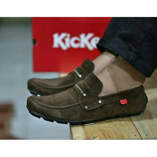 Jual Promoo Sepatu Slip On Pria Kickers Casual Slop Formal Kerja