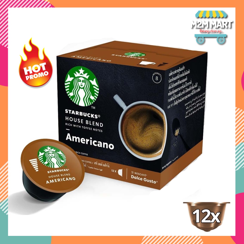 Jual Kopi Dolce Gusto Starbucks House Blend Americano Nescafe Capsule