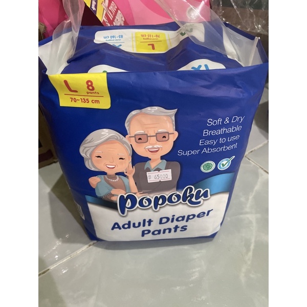 Jual Popoku Dewasa Adult Diaper Pants L8 Shopee Indonesia