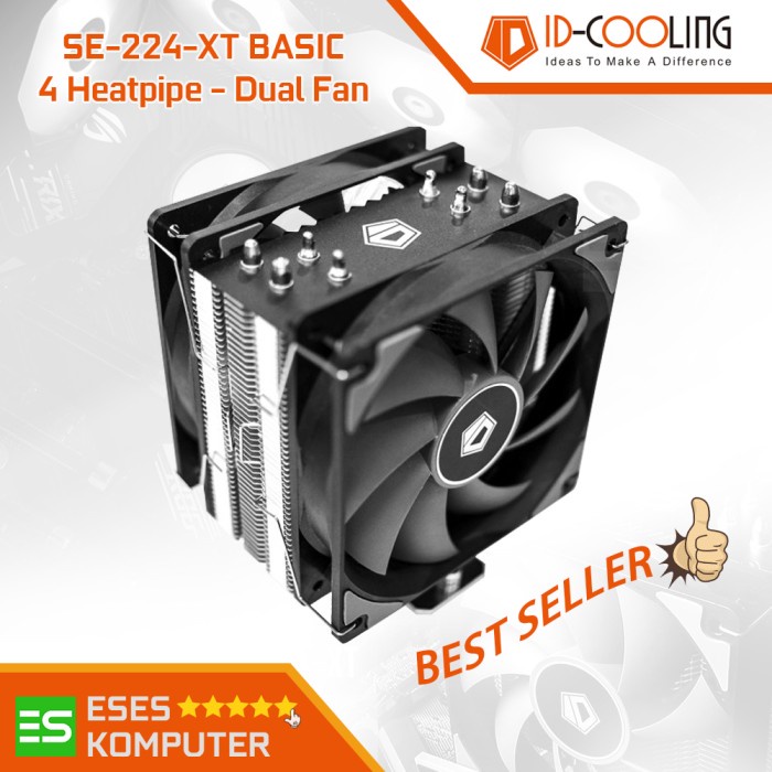 Jual {GoodStore} ID-COOLING SE-224-XT BASIC CPU Air Cooler HSF Intel ...