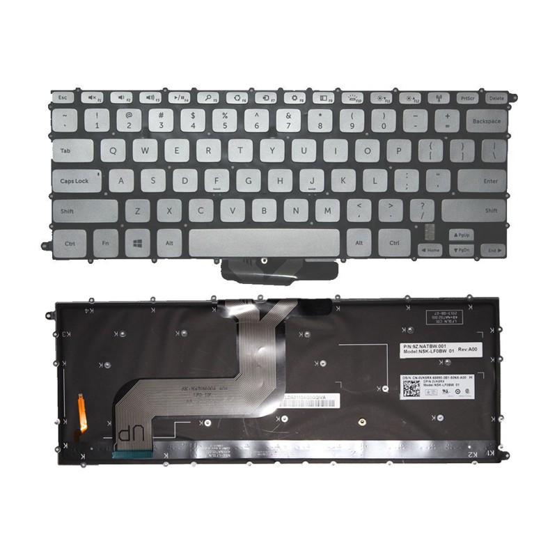 Jual Keyboard Laptop Dell Inspiron Vk Rx Vk Rx Ovk Rx Series New Silver