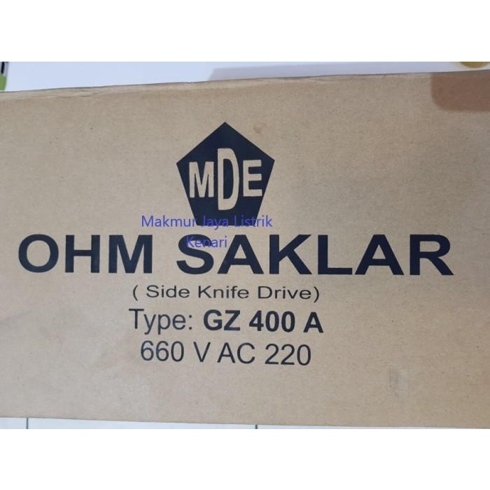 Jual Saklar Ohm Saklar Mde Gz 4P 400A Side Drive / Cos Mde Gz 4 Phase ...