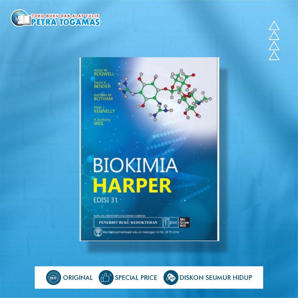 Jual BIOKIMIA HARPER ED.31 // VICTOR W. RODWELL // EGC | Shopee Indonesia