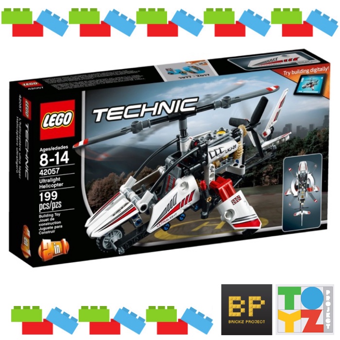 Jual Lego 42057 Technic Ultralight Helicopter Shopee Indonesia