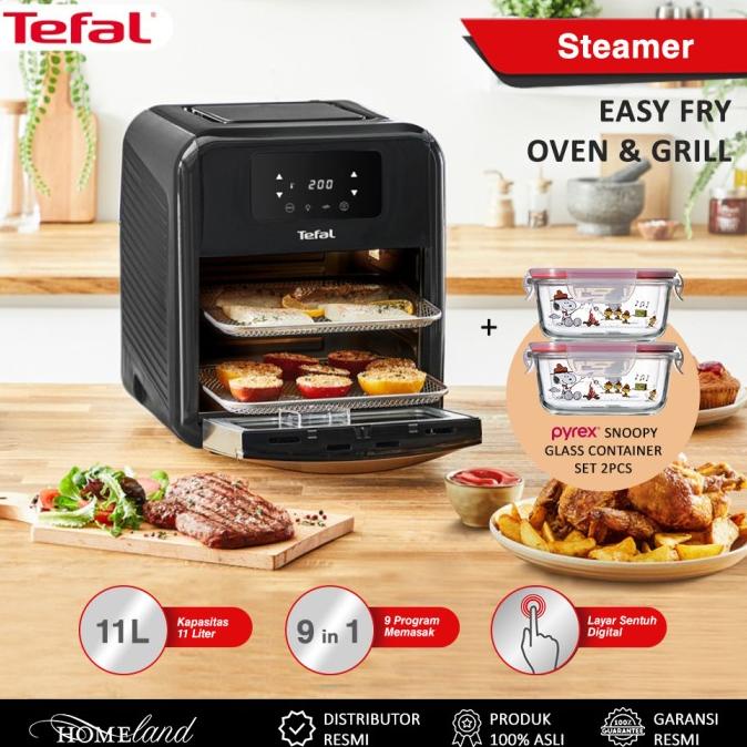 Jual Tefal Digital Easy Fry Oven & Grill FW501 9in1 Air Fryer Masak ...