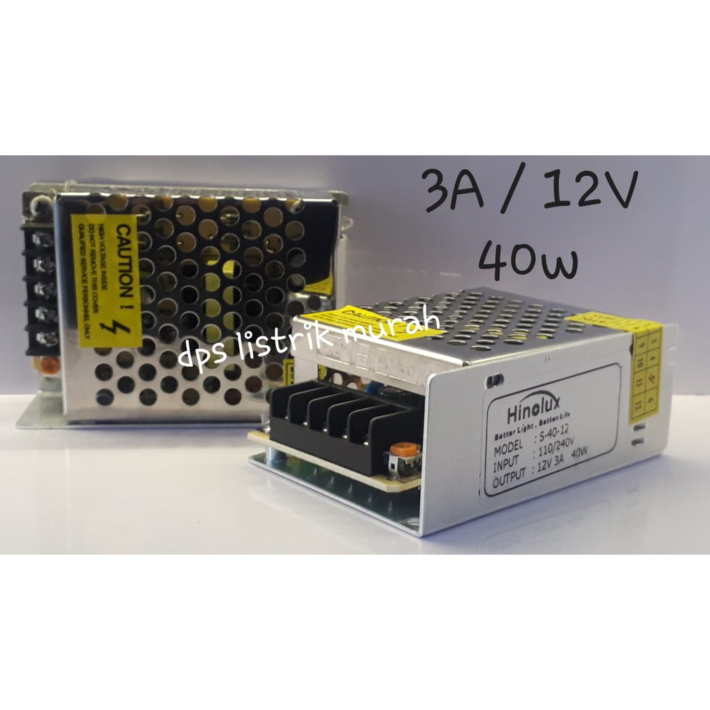 Jual TRAFO 12V 3A ADAPTOR LED STRIP POWER SUPPLY 3 AMPERE | Shopee ...