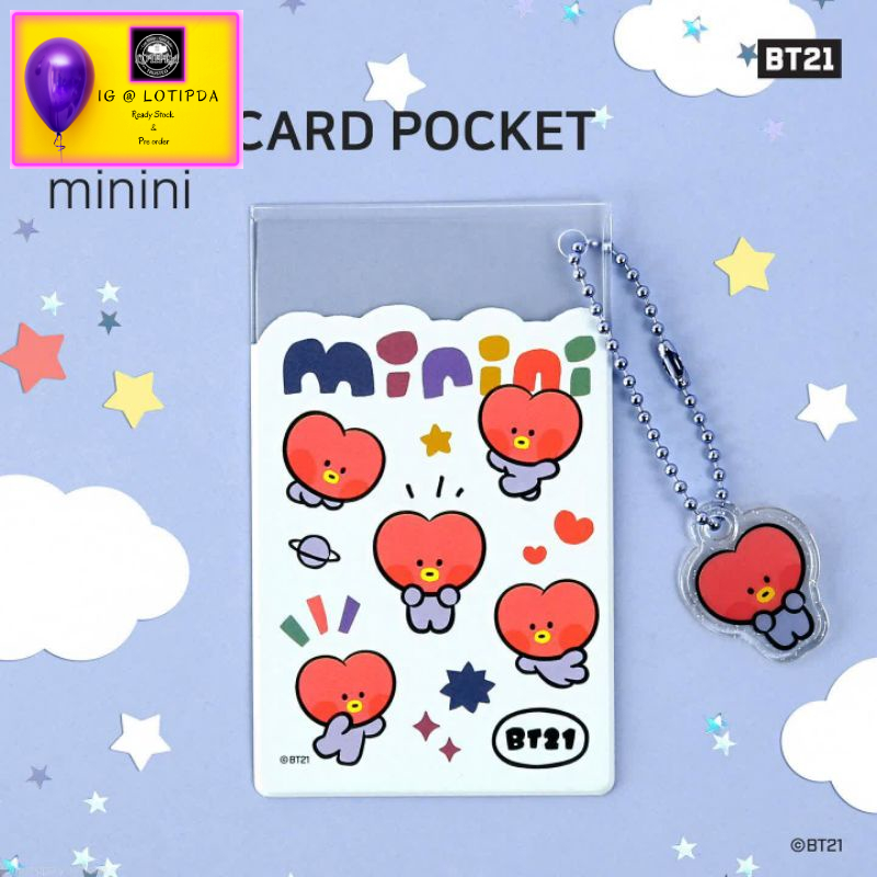 Jual ️READY STOCK - BT21 minini [monopoly] Clear Card Pocket / Sticker ...