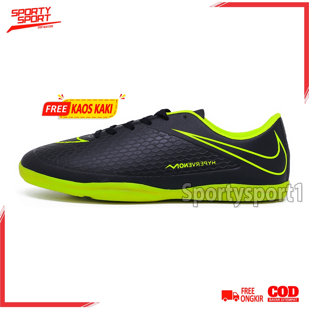 Sepatu futsal outlet nike hypervenom hijau