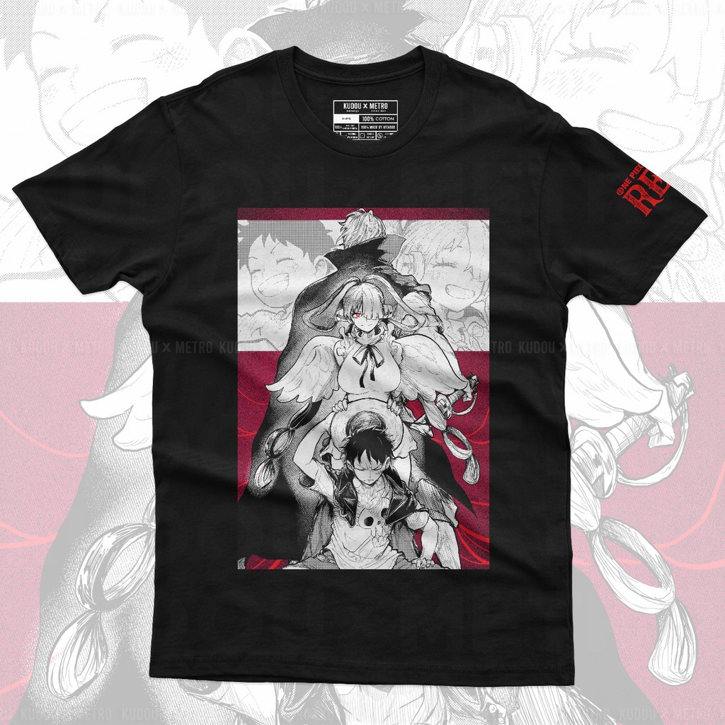 Jual Tshirt Yonkou X Diva Uta Black Character Anime Manga One Piece