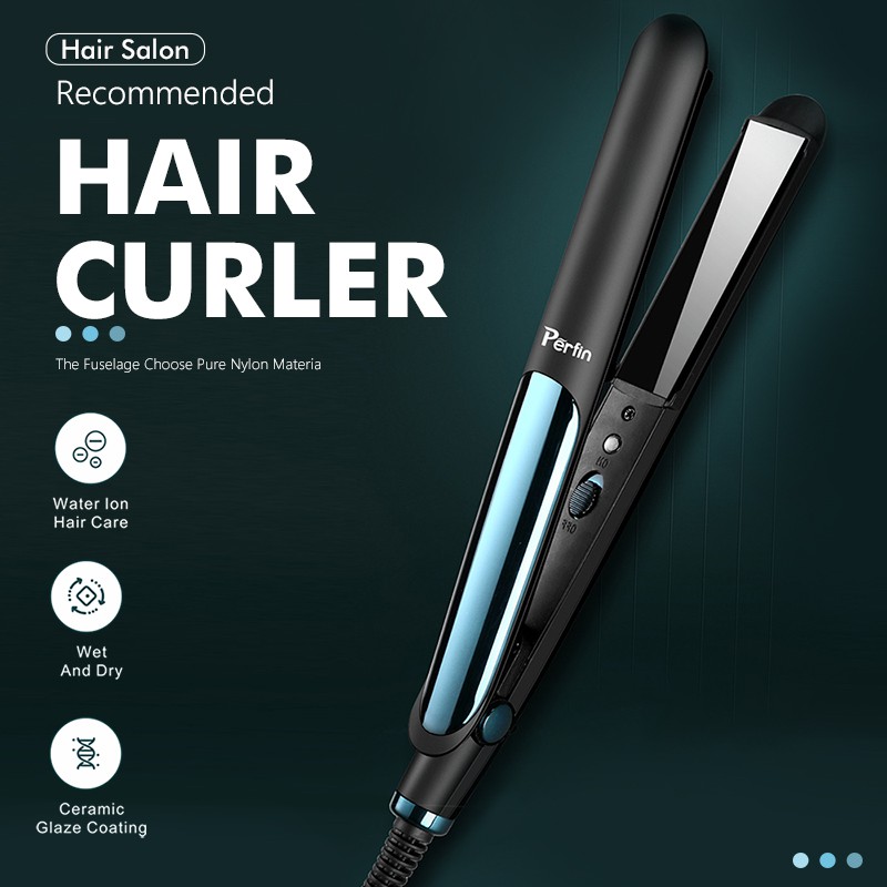 Jual Perfin PFJF02 Catokan Rambut Catokan Curly Hair Straightener ...