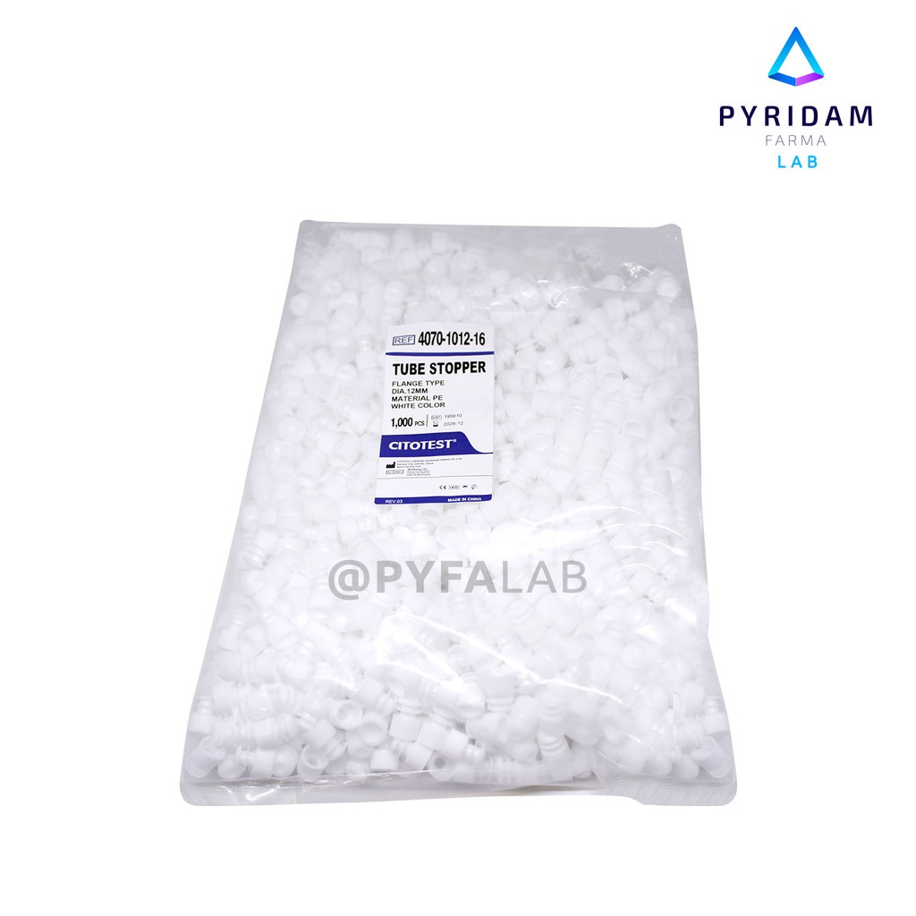 Jual Citotest Tube Stopper 12mm (White) Shopee Indonesia