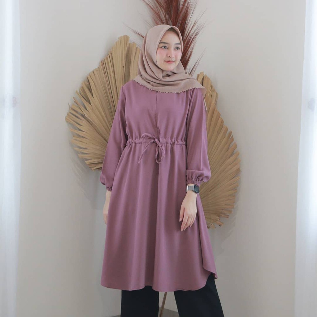 Jual agesty store Tunik Tasya Bahan Kringkel Air Plow Model Terbaru