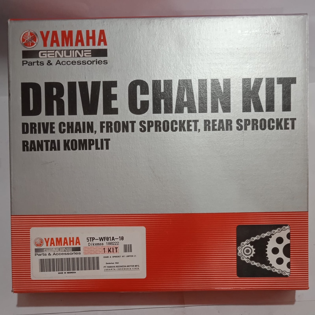 Jual Gear Set / Rantai Set Asli Yamaha Genuine Part 5TP JZ Jupiter Z ...