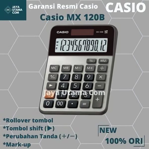 Jual Calculator Casio MX120B Shopee Indonesia