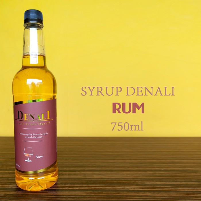 Jual Denali Gourmet syrup Roun Halal untuk Kopi susu Rum Non Alkohol