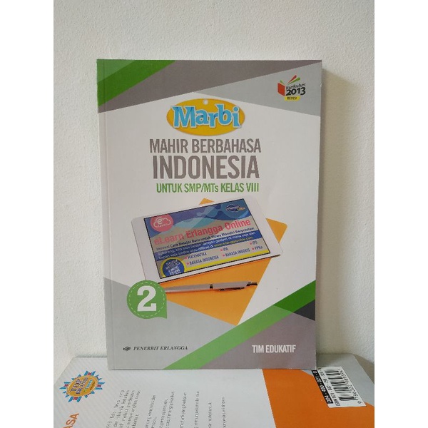 Jual Buku Marbi Mahir Berbahasa Indonesia Untuk SMP Kelas 2 VIII 8 ...