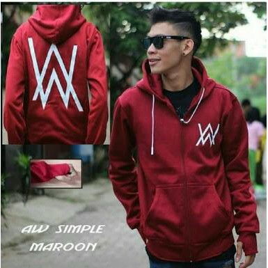 Jual Jaket sweater alan walker/sweater dj alan walker/fashion pria
