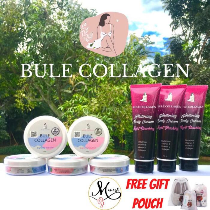 Jual Sca Ready Stock Bule Collagen Paket Night Bleaching Scrub Bule