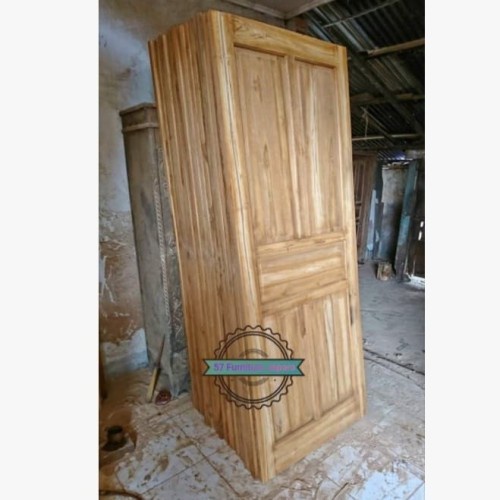 Jual Pintu rumah/ Pintu kamar kayu jati mentahan ukuran 80x200cm ...