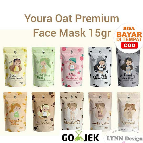 Jual MASKER YOURA ORGANIK OAT Premium 100% organik alami_Cerianti