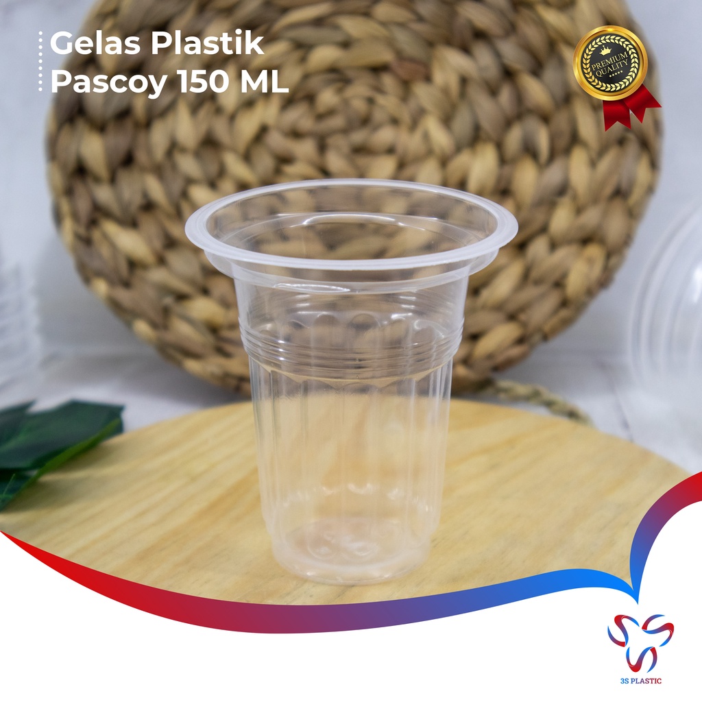 Jual Gelas Aqua Gelas Kopi Gelas Ulir Gelas Plastik Cup Bening 150 Ml Pascoy Shopee 1045