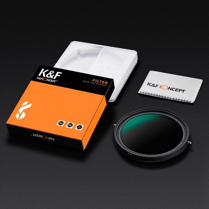 Jual K&F Concept KNF 67mm Lens Filter Nano-X Variable Fader ND2-32 ...