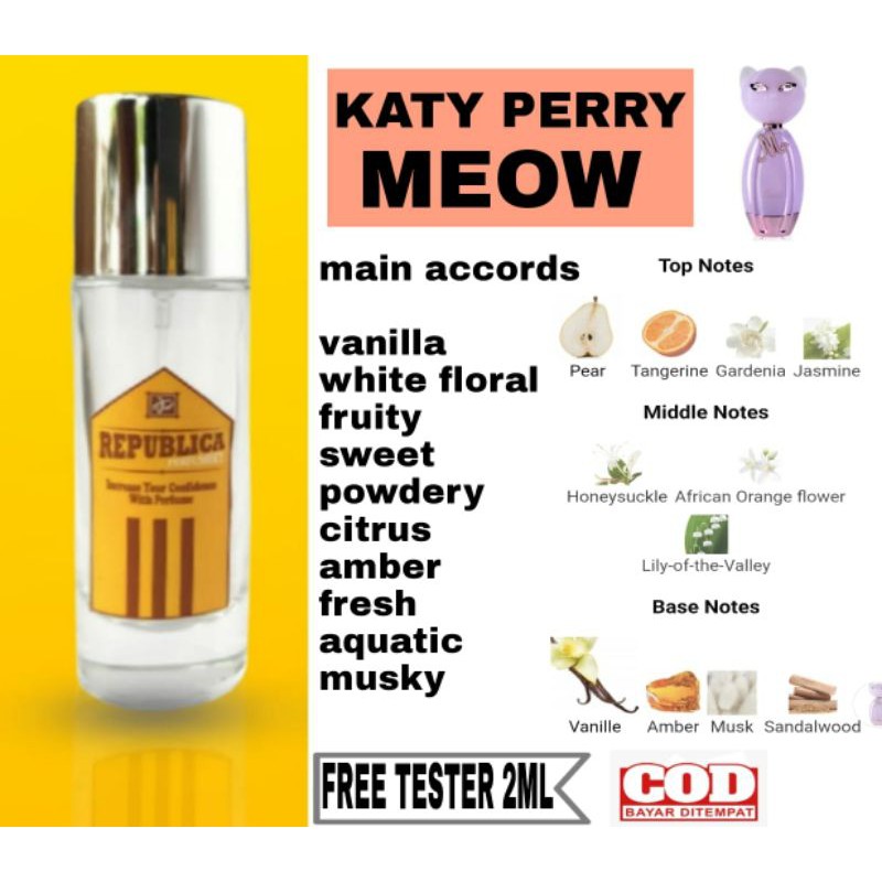 Jual REPUBLICA PERFUME KATY PERRY MEOW REFILL | Shopee Indonesia