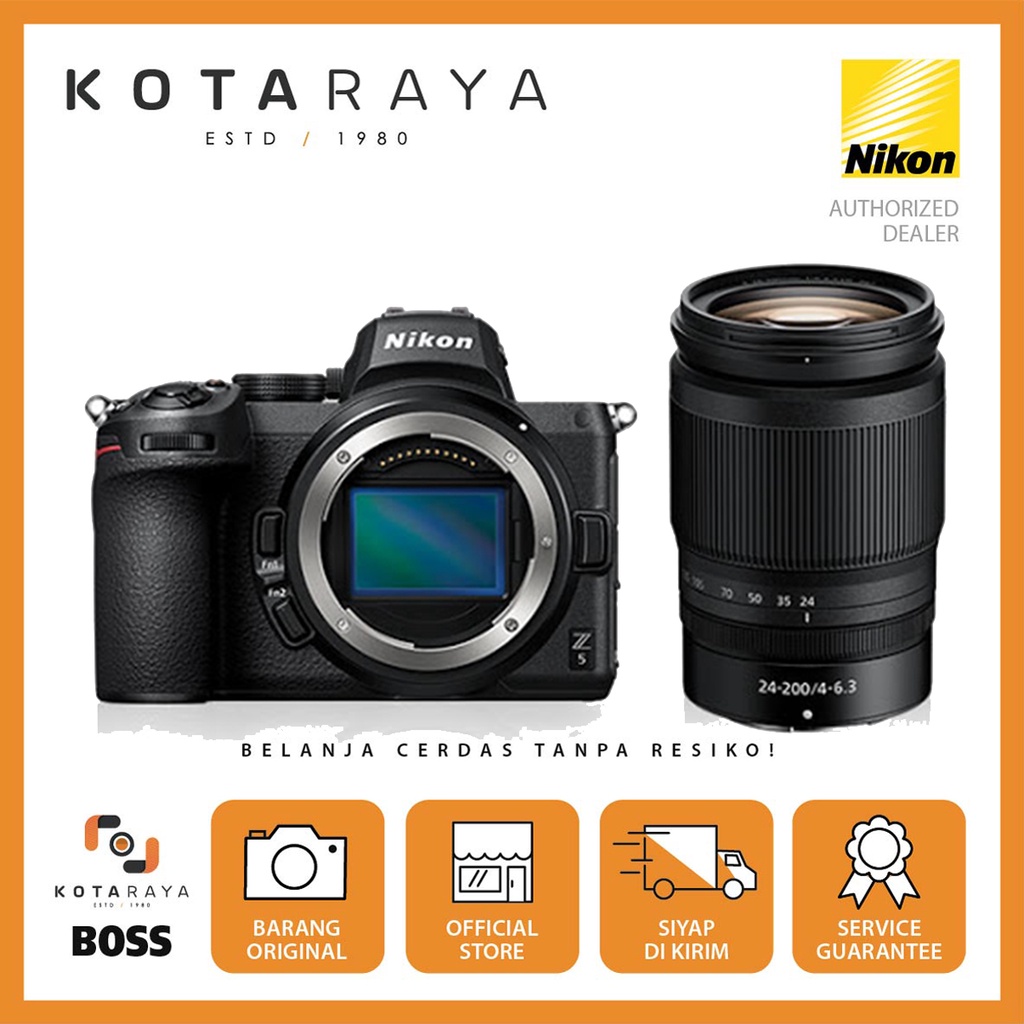 Jual Nikon Z5 Kit 24-200mm f4-6.3S Kamera Mirrorless GARANSI RESMI ...