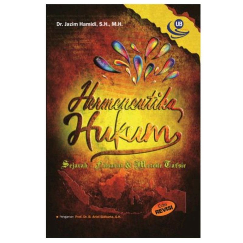 Jual [ Original - Edisi Revisi ] Buku Hermeneutika Hukum : Sejarah ...