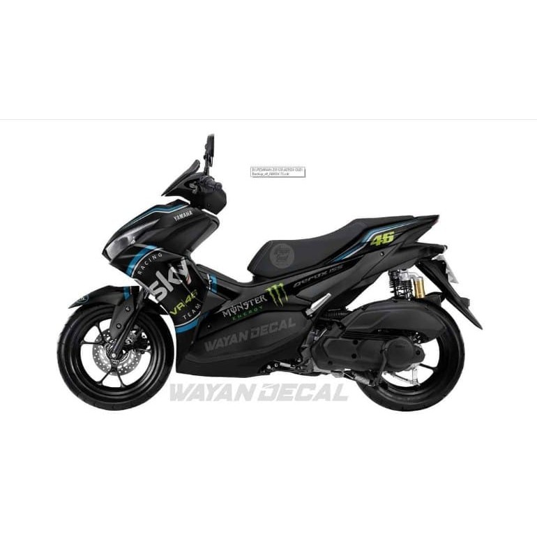 Jual Decal All New Aerox 2021 Skydecal Aerox Connected Terbaru 2021