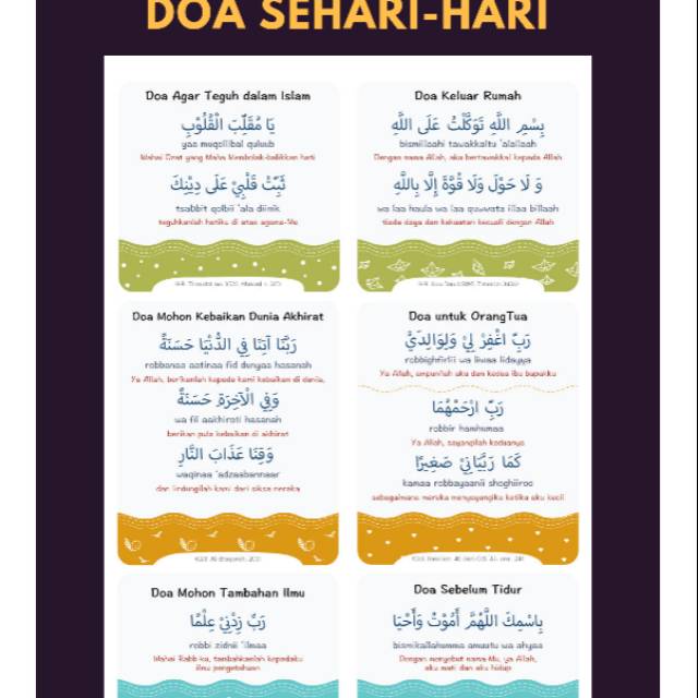 Jual Poster Doa Sehari-hari | Shopee Indonesia