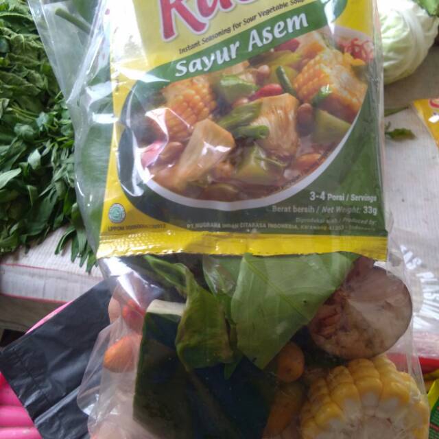 Jual Sayur Asem Lengkap Bumbu Racik Sayuran Segar Berkuah Shopee