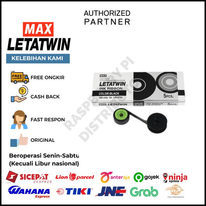 Jual Max Letatwin Lm-Ir300B Ink Ribbon | Shopee Indonesia