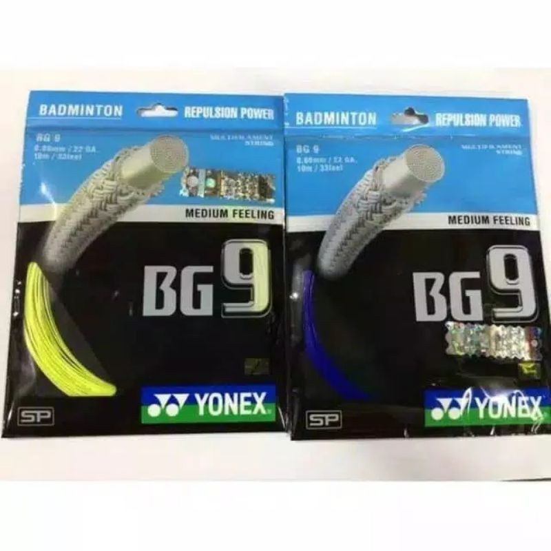 Jual SENAR BADMINTON HOLOGRAM SUNRISE ORIGINAL YONEX BG 9 - BG9 KODE SP ...