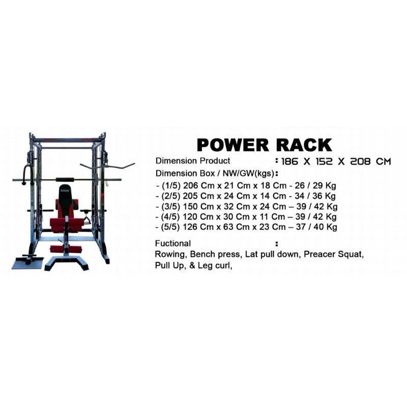 Jual Power Rack TOTAL HEALTH GYM TL-HG-022 | Shopee Indonesia