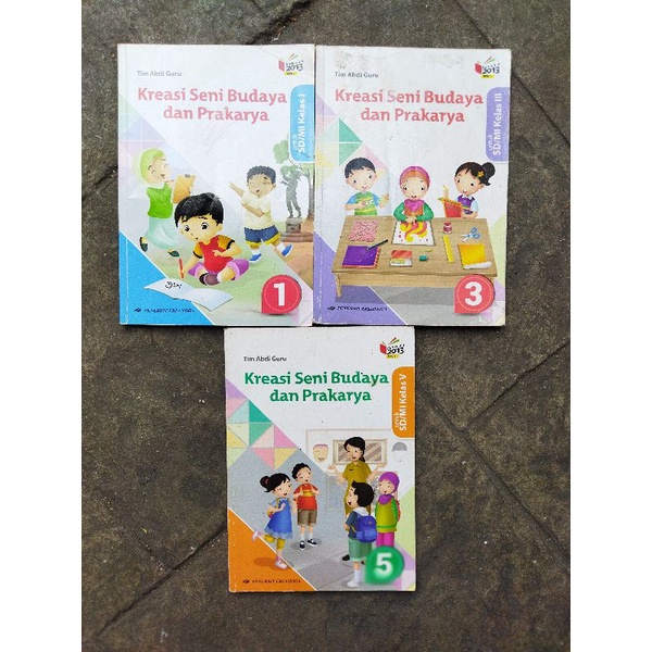 Jual Buku Bekas Kreasi Seni Budaya Dan Prakarya SD Kelas 1 2 3 4 5 Dan ...