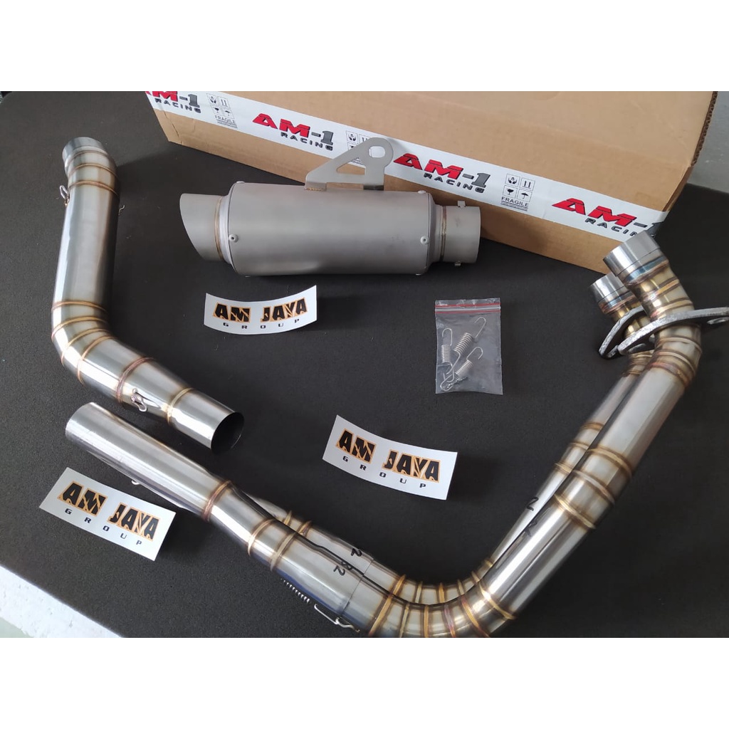 Jual Knalpot Racing Pro Liner Sandblast Polos Yamaha R25 R 25 Mt25 Mt ...