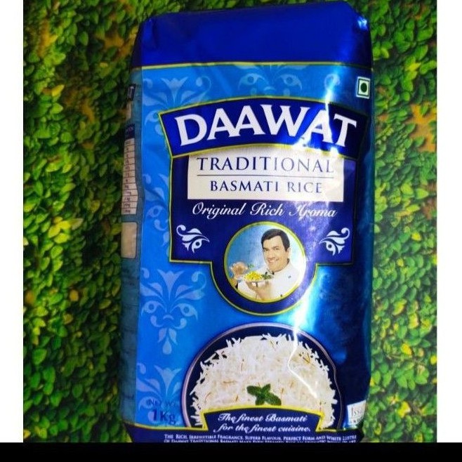 Jual Beras Basmati DAAWAT Traditional 1 KG Beras Mati India Basmati