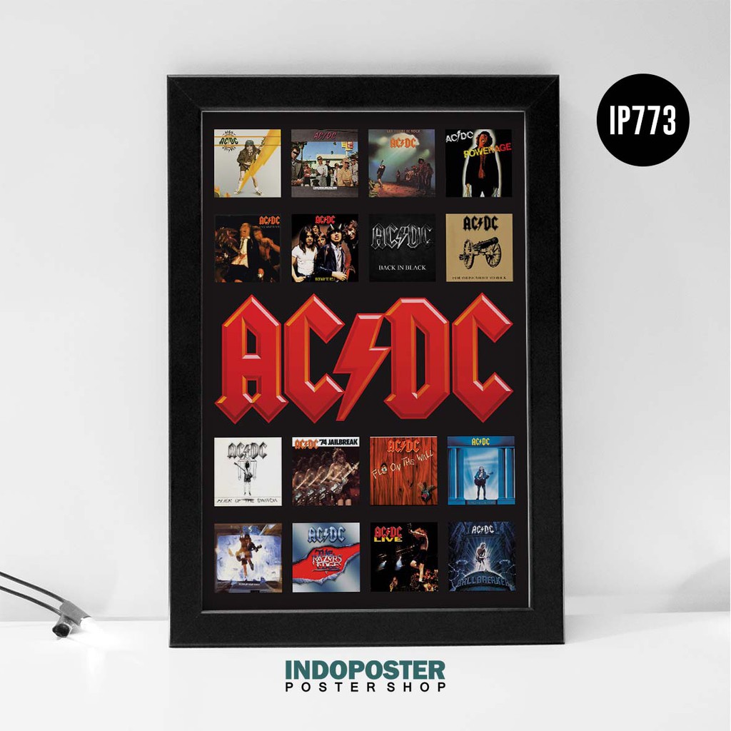Jual Poster Dinding Musik Band Ac Dc Album Compilation PIPIMOCI A3 ...
