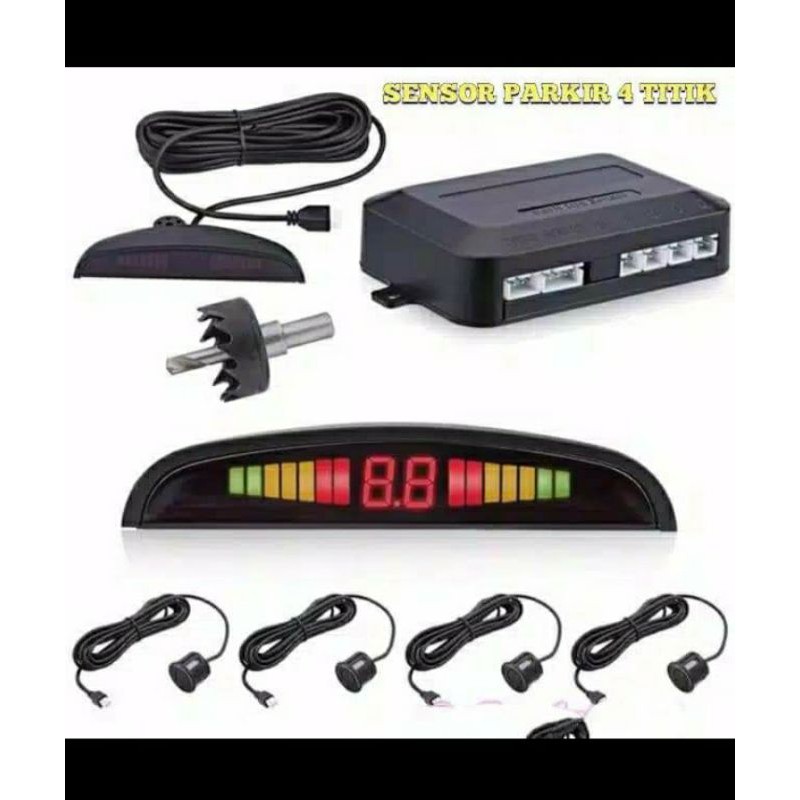 Jual sensor mundur 2 titik di lengkapi display | Shopee Indonesia