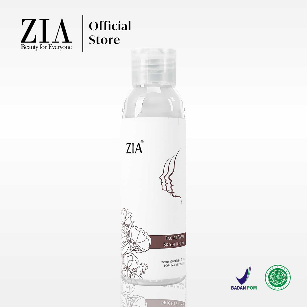 Jual ZIA Skincare Brightening Series Facial Wash 100 ml Shopee Indonesia