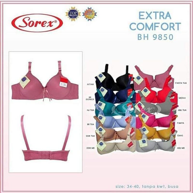 Jual BRA SOREX ORIGINAL JUARA NYAMAN NYA 9850 BISA PILIH WARNA UKURAN ...